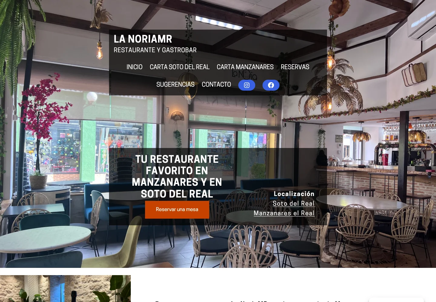 Authentic public-site capture: La NoriaMR